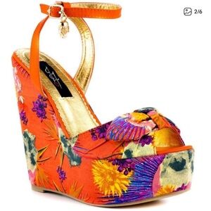 Rare Iron Fist Reina Muerte Wedges Size 9